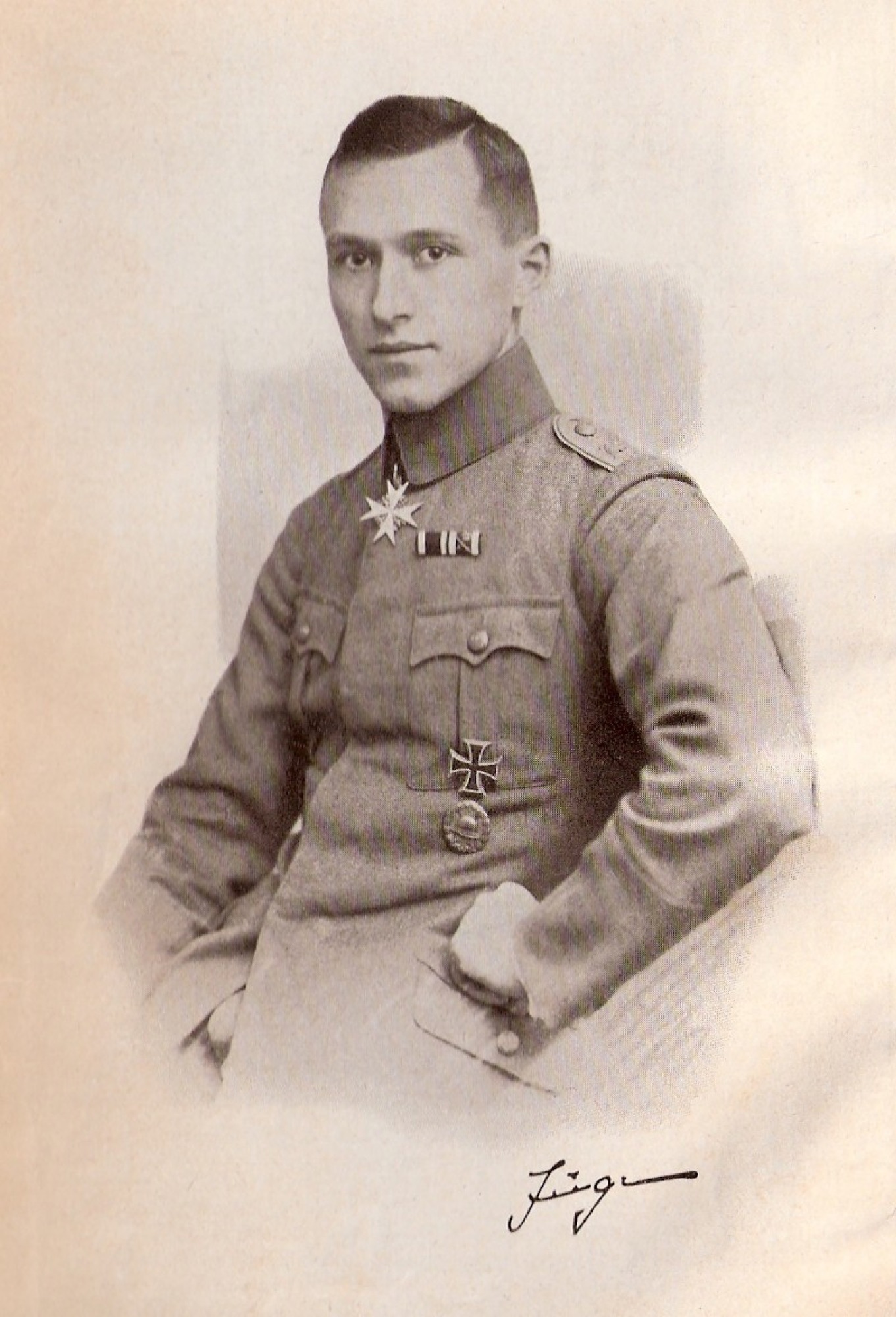 Ernst Jünger als junger Offizier