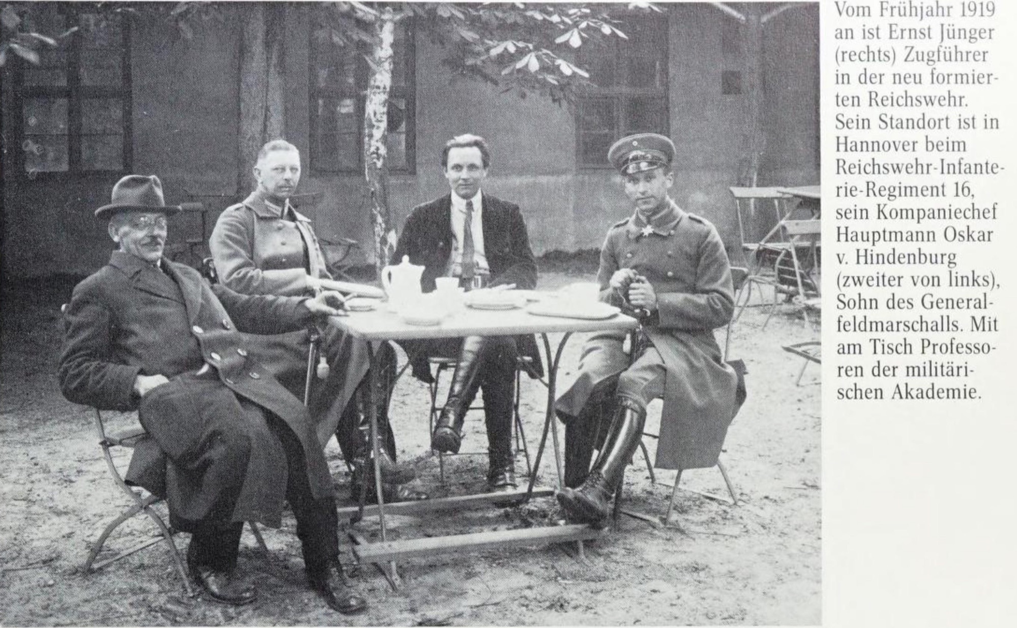 Historische Aufnahme — Ernst Jünger.
