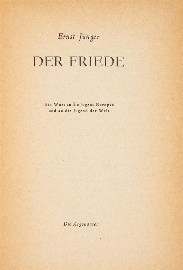 Der Friede – 1948