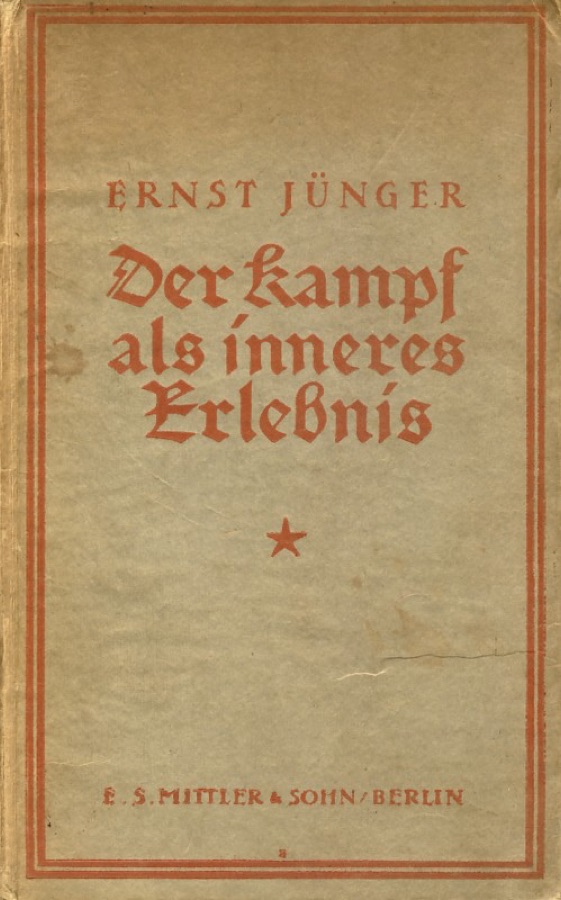 Der Kampf als inneres Erlebnis – 1922