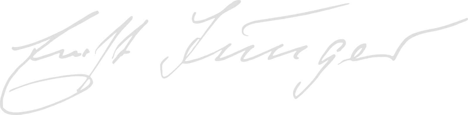 Signatur von Ernst Jünger